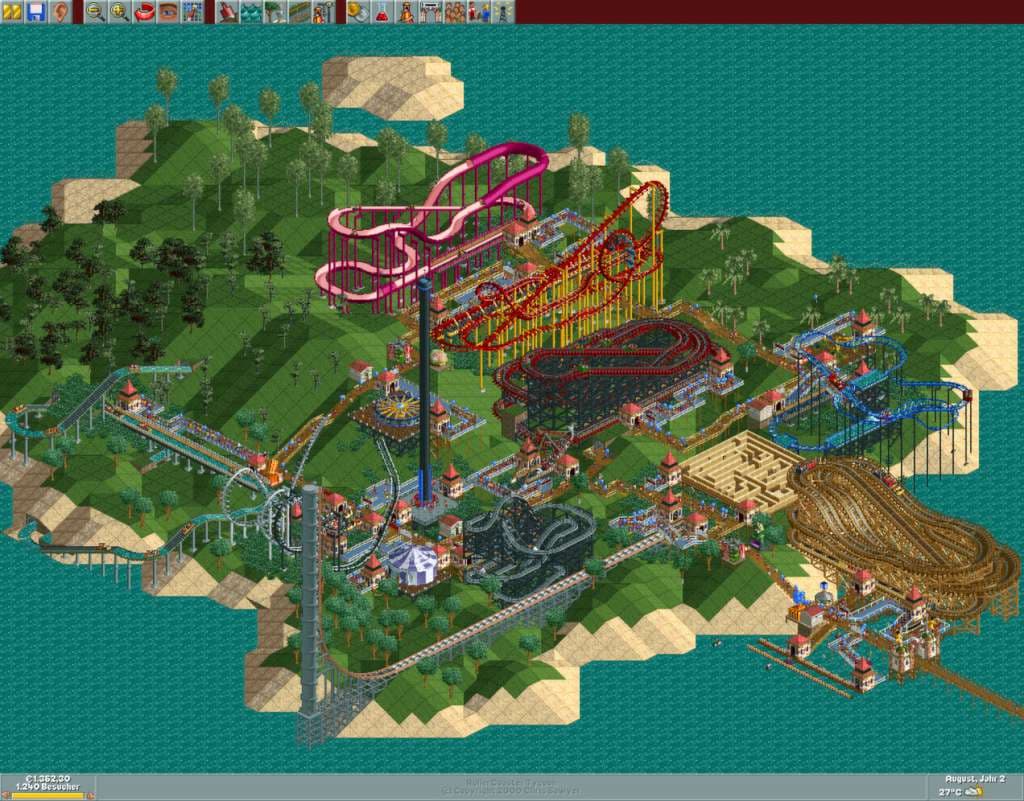 RollerCoaster Tycoon Deluxe Steam CD Key