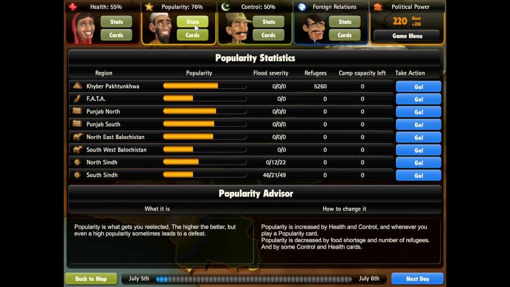 President for a Day - Floodings Steam CD Key