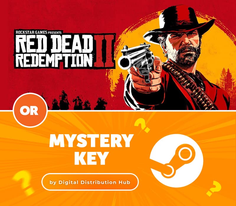 Red Dead Redemption 2 or Mystery Steam CD Key by Digital Distribution Hub