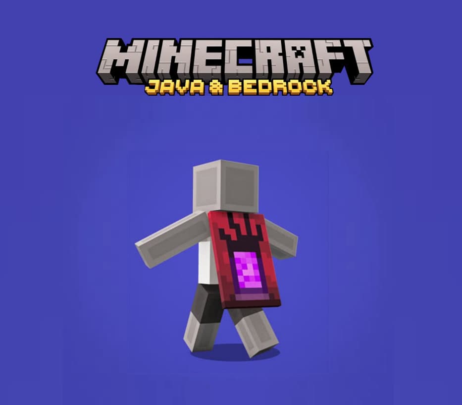 Minecraft Java & Bedrock Edition - Menace Cape DLC XBOX One / Xbox Series X|S / PC CD Key