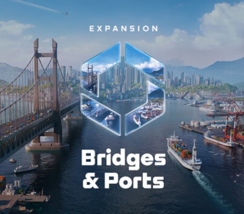 Cities: Skylines II - Bridges & Ports DLC PC Steam CD Key