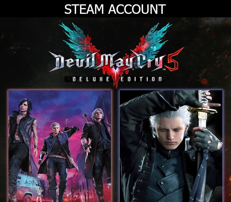 Devil May Cry 5 Deluxe + Vergil PC Steam CD Key
